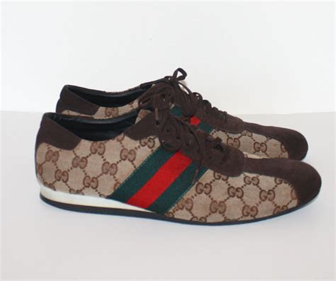 gucci vintage tennis shoes|old school gucci gym shoes.